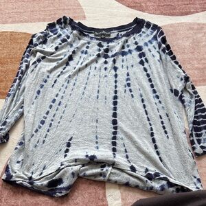 Tie-Dye Long Sleeve Women's Top